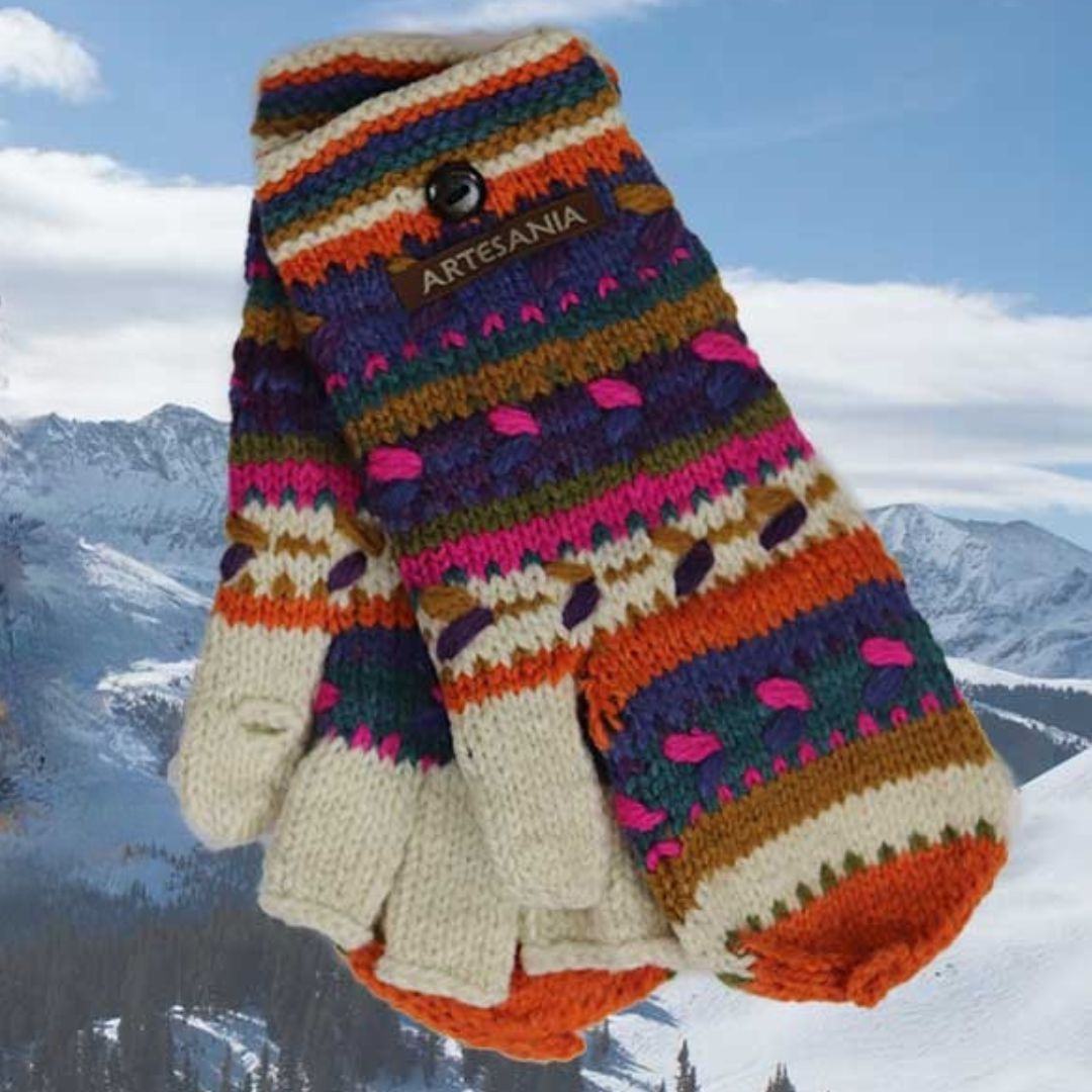 Alpaca Convertible Mittens-Apparel-Alpaca Direct-Alpaca Direct