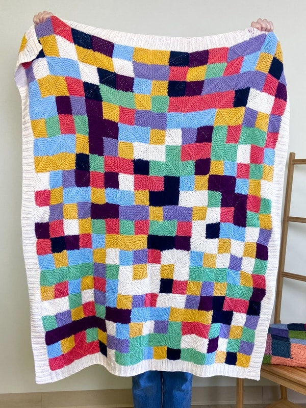 Mindful Mosaic Blanket (Knit) *Free Berroco Pattern*-Patterns-Berroco-Alpaca Direct