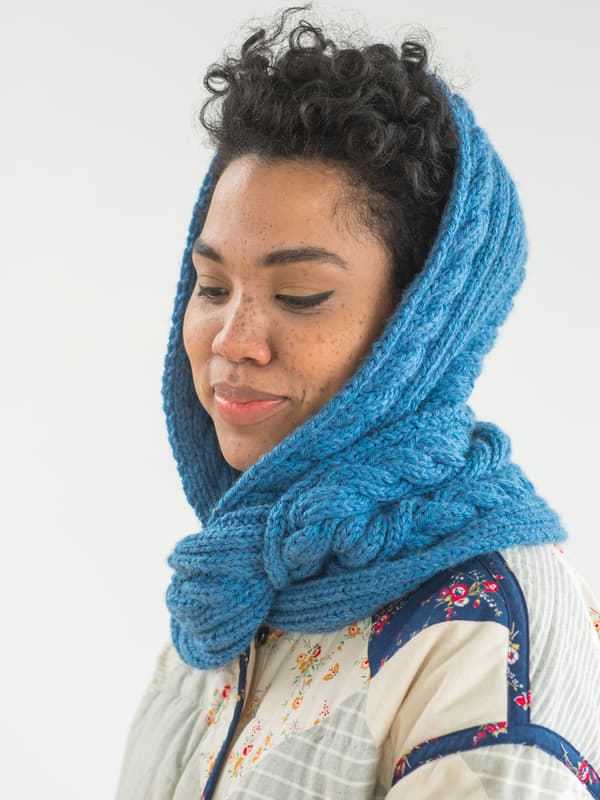 Perry Hooded Cowl by the Berroco Design Team *Free Pattern*-Patterns-Berroco-Alpaca Direct