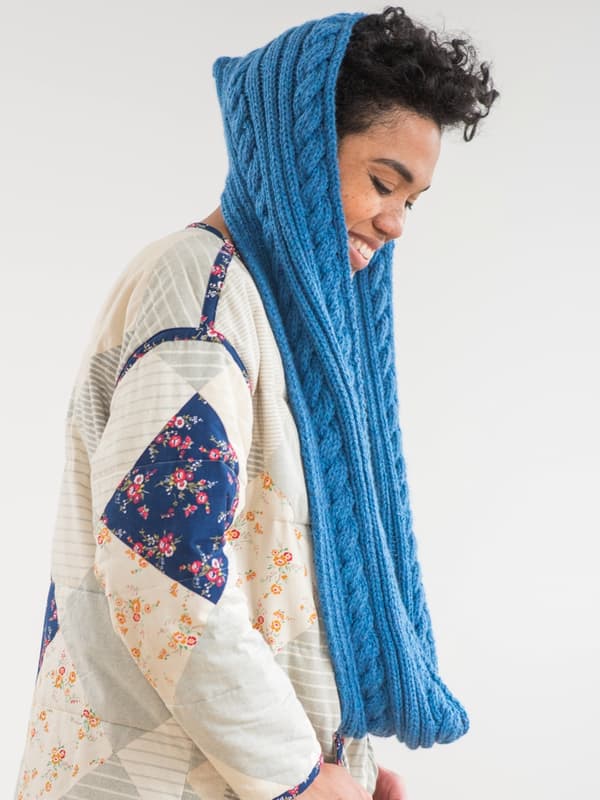 Perry Hooded Cowl by the Berroco Design Team *Free Pattern*-Patterns-Berroco-Alpaca Direct