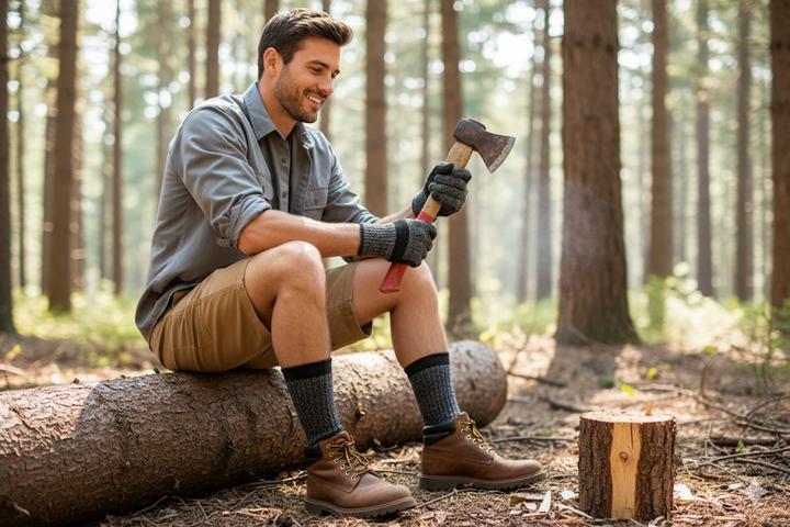 Alpaca Outdoorsman Boot Socks-Socks-Alpaca Direct-Alpaca Direct