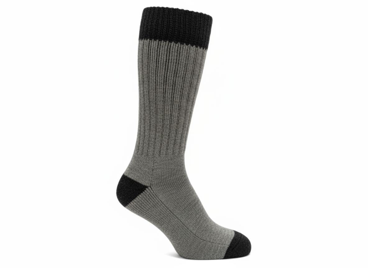 Snowboard-Ski Alpaca Socks-Socks-Alpaca Direct-Large-Grey Heather-Alpaca Direct