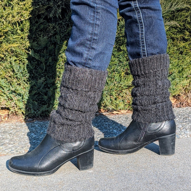 Bravo Leg Warmers and Boot Cuffs-Patterns-Alpaca Direct-Alpaca Direct Main image