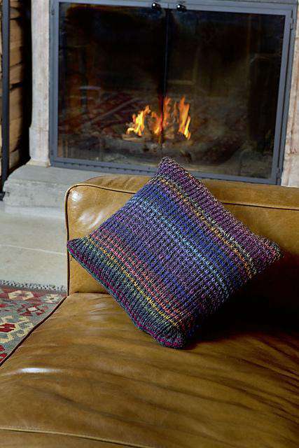 226-34_02 Pillow Lang Yarns Malou Light/Mille Colori Baby by LANGYARNS SWITZERLAND-Patterns-Berroco-Alpaca Direct Main image