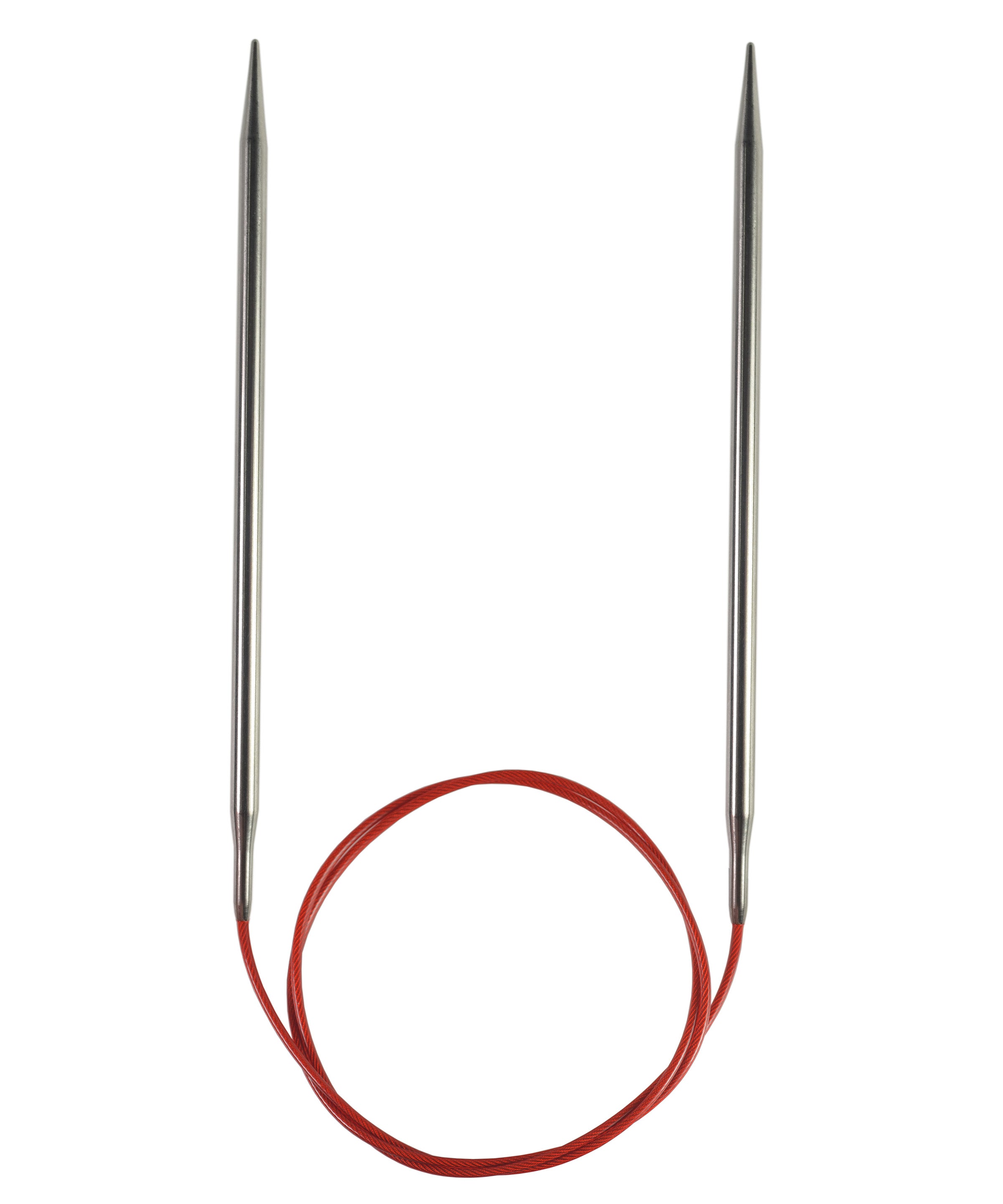 ChiaoGoo Knitting Needles Red Lace Circular, Pointy Stainless Steel Needles  for Fast Knitting, Multi-Strand Coated