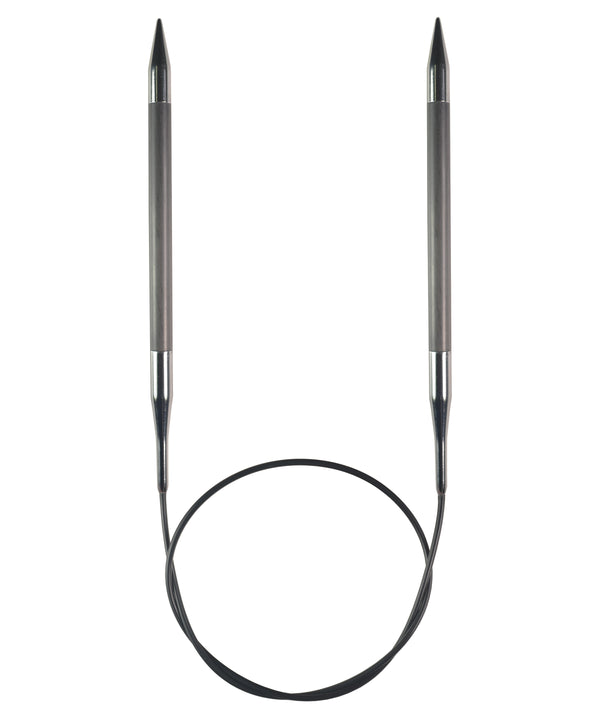 24 Inch Knitter's Pride Karbonz Circular Needles-Needles-Knitter's Pride-US 08, 5.0 mm-Alpaca Direct