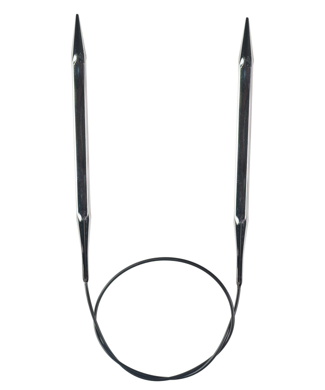 24 Inch Knitter's Pride Nova Cubics Platina Circular Needle-Needles-Knitter's Pride-US 10.5, 6.5 mm-Alpaca Direct Main image