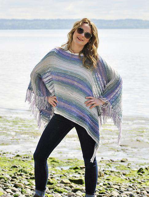 Wispy Poncho by Karin Skacel-Patterns-Skacel-Alpaca Direct