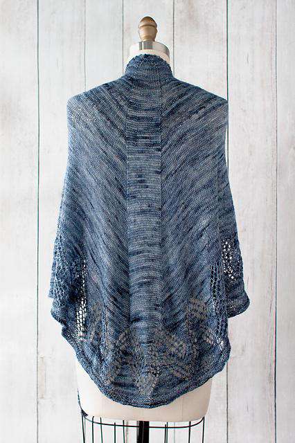 Feroe Shawl by Lisa R. Myers-Patterns-Manos del Uruguay-Alpaca Direct
