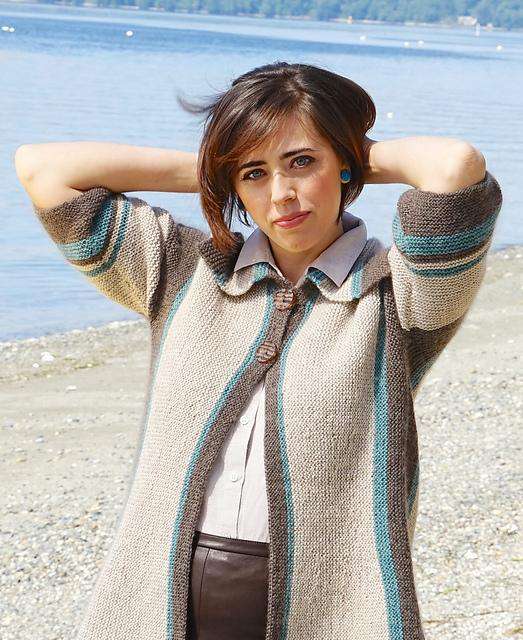 Reflections Cardigan by Faina Goberstein (Skacel pattern)-Patterns-Skacel-Alpaca Direct