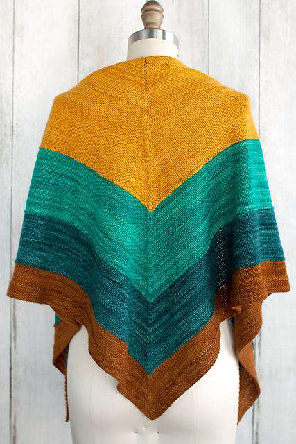Islamorada Shawl by Jocelyn Tunney-Patterns-Manos del Uruguay-Alpaca Direct