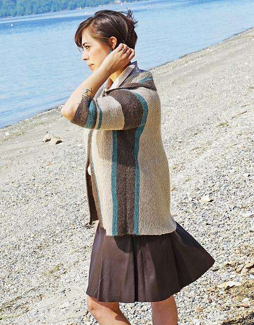 Reflections Cardigan by Faina Goberstein (Skacel pattern)-Patterns-Skacel-Alpaca Direct