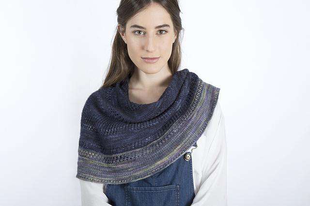 Moon River Shawlette by Malabrigo