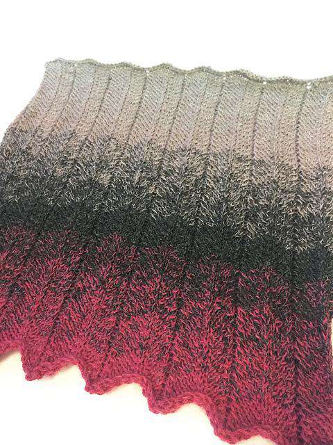 Concentric Chevron Cowl by Chuck Wilmesher *Skacel Pattern*-Patterns-Skacel-Alpaca Direct