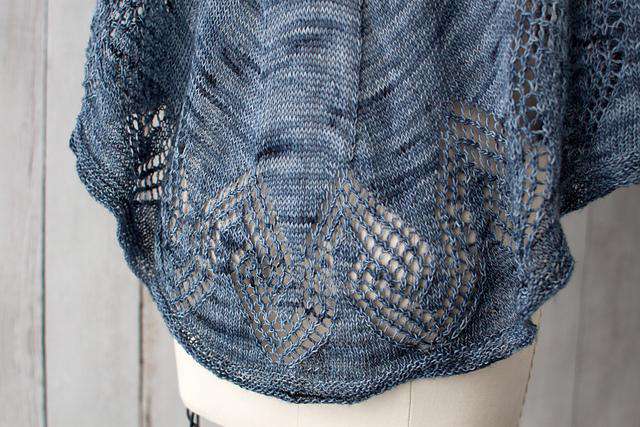 Feroe Shawl by Lisa R. Myers-Patterns-Manos del Uruguay-Alpaca Direct