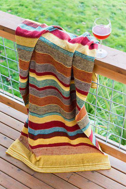 Ravet Blanket by Skacel-Patterns-Skacel-Alpaca Direct