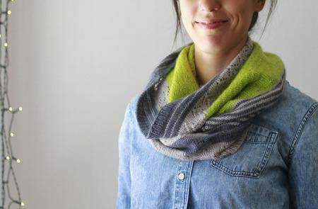 3 Color Cashmere Cowl by Joji Locatelli-Patterns-Alpaca Direct-Alpaca Direct