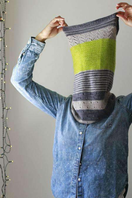 3 Color Cashmere Cowl by Joji Locatelli-Patterns-Alpaca Direct-Alpaca Direct