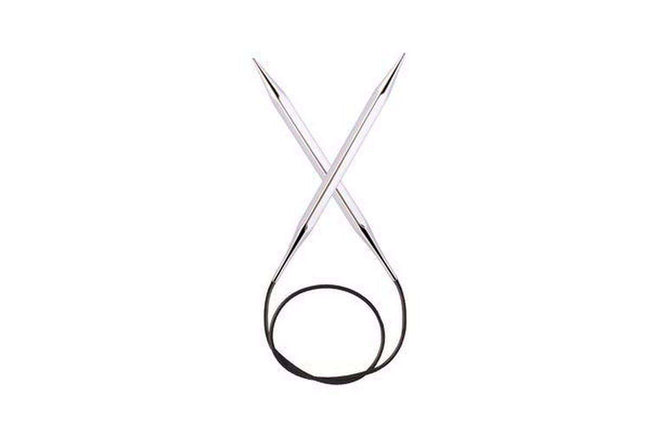 32 Inch Knitter's Pride Nova Cubics Platina Circular Needles-Needles-Knitter's Pride-US 1.5, 2.5 mm-Alpaca Direct Main image