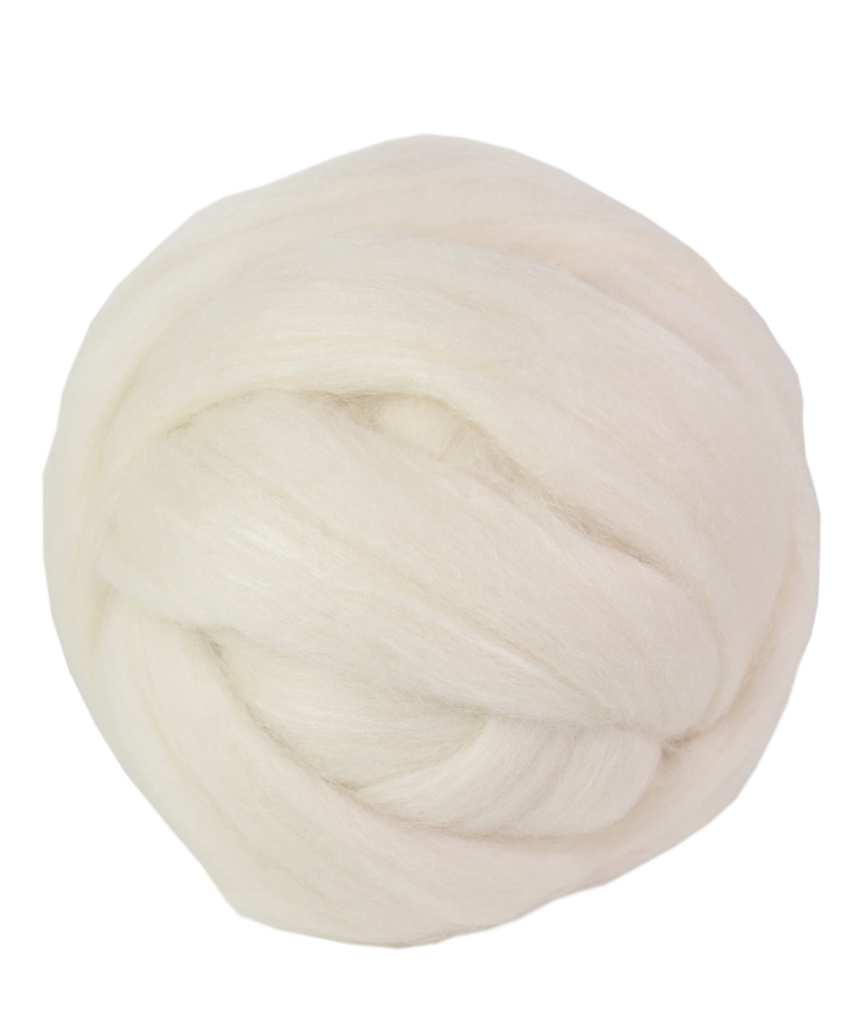4 oz Ecru Merino Tussah Silk Blend 80/20-Roving-Alpaca Direct-Alpaca Direct