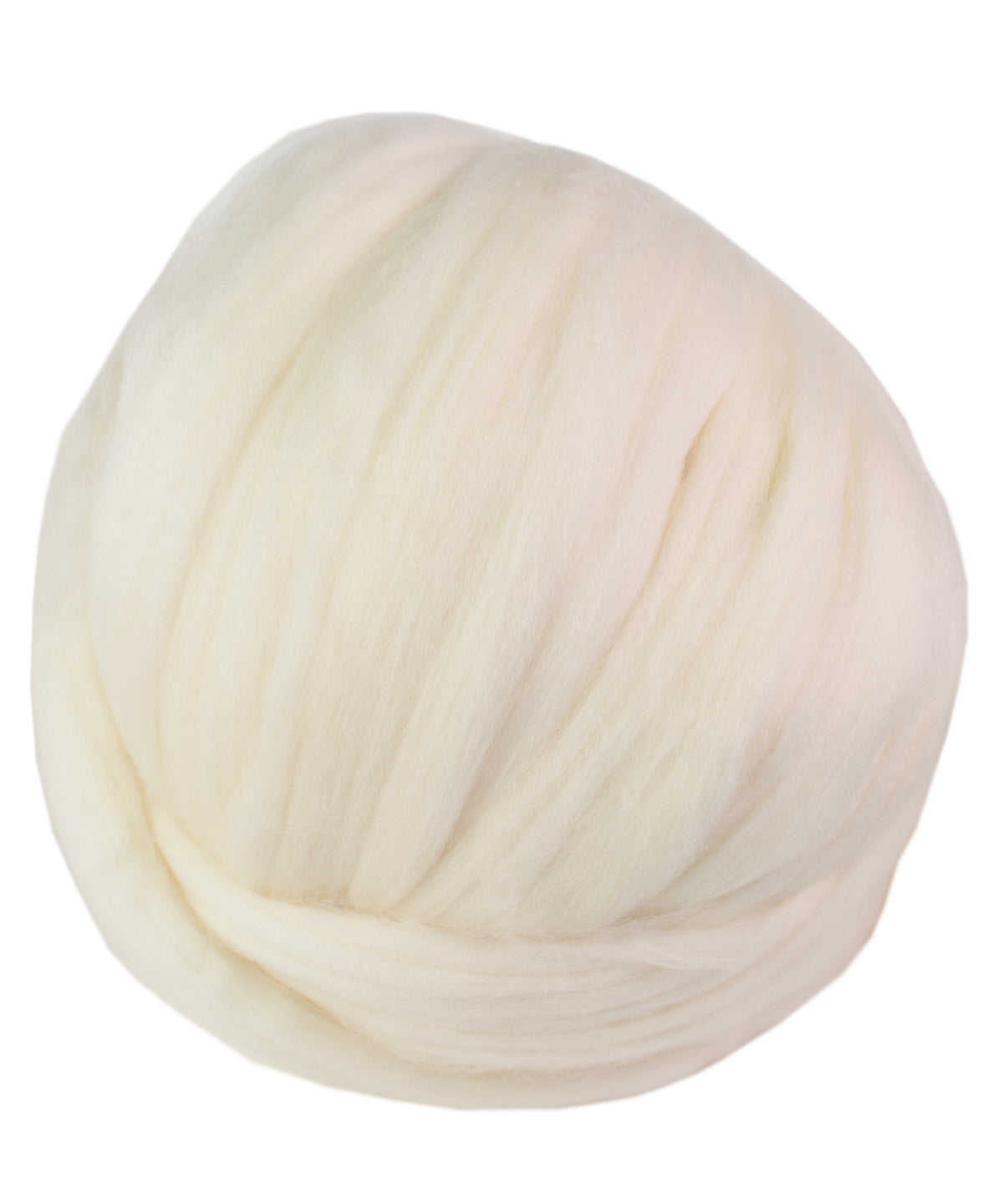4 oz. Superwash Targhee Top Ecru-Roving-Alpaca Direct-Alpaca Direct