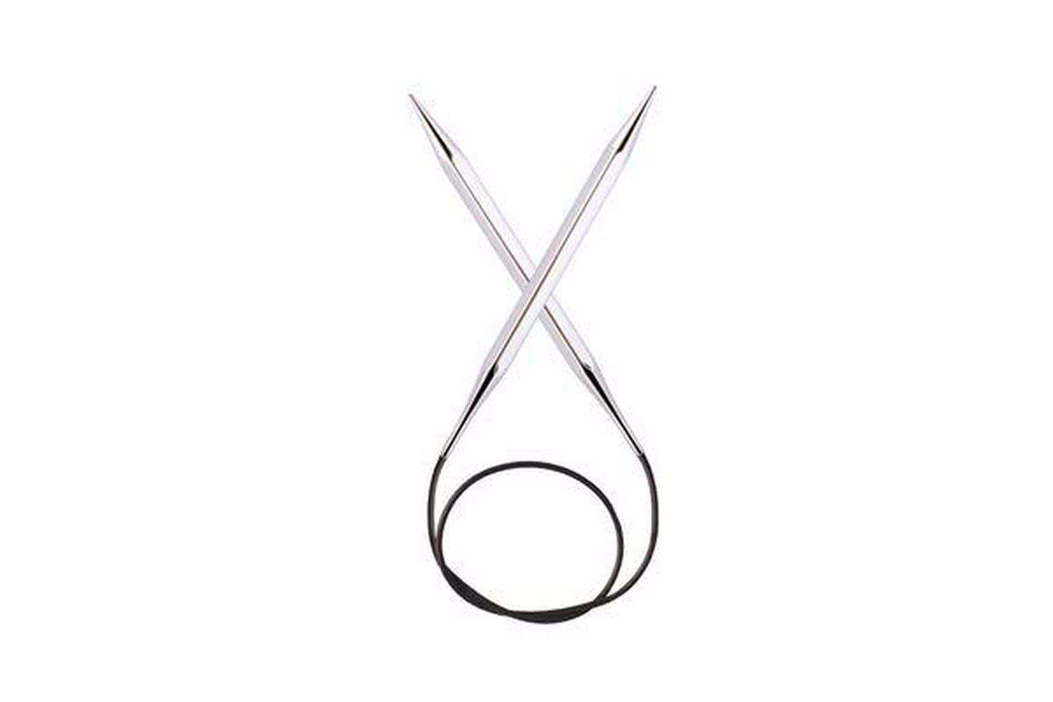 40 Inch Knitter's Pride Nova Cubics Platina Circular Needle