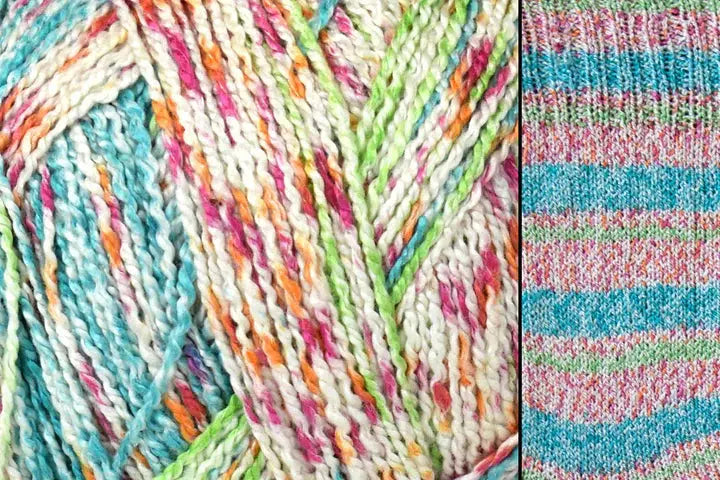 Universal Yarn Bamboo Pop Sock-Yarn-Universal Yarns-404 Wildflowers-Alpaca Direct