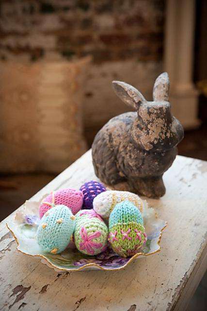 Cotton Supreme Easter Eggs (Knit Version) by Edie Eckman