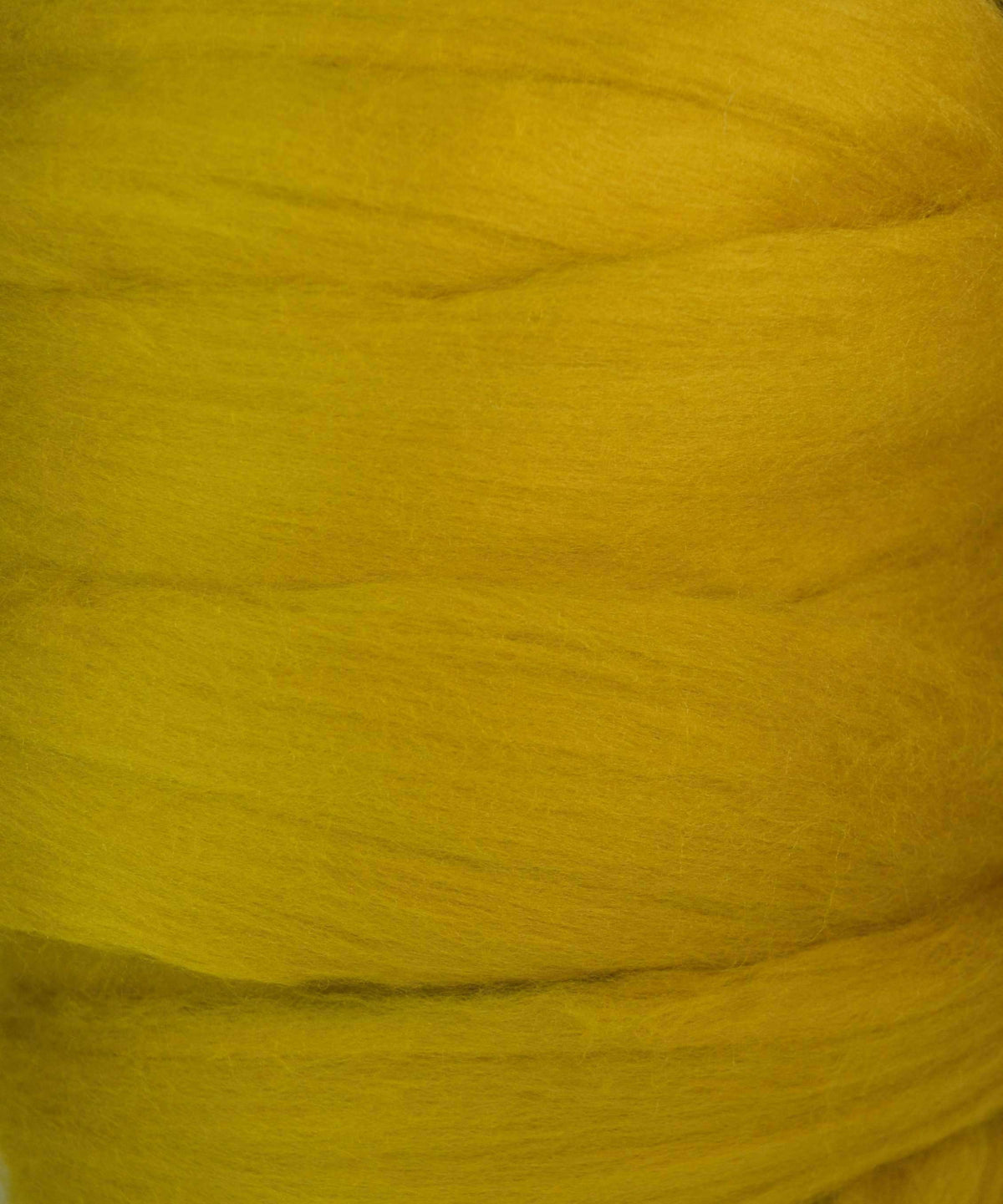 4 oz Merino Top Solids-Roving-Alpaca Direct-Dijon-Alpaca Direct