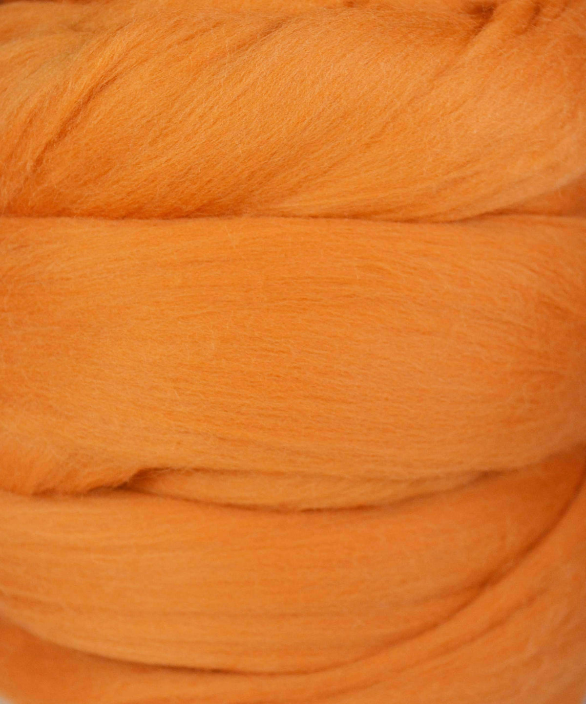 4 oz Merino Top Solids-Roving-Alpaca Direct-Tangerine-Alpaca Direct