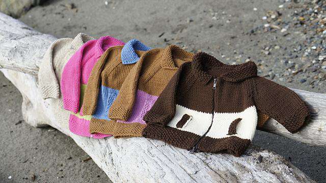 Toddler&#39;s Blank Slate Cardi by Karin Skacel-Patterns-Skacel-Alpaca Direct