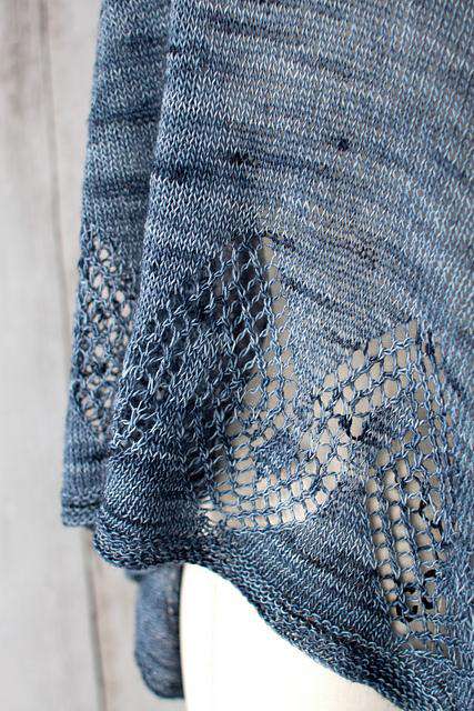 Feroe Shawl by Lisa R. Myers-Patterns-Manos del Uruguay-Alpaca Direct