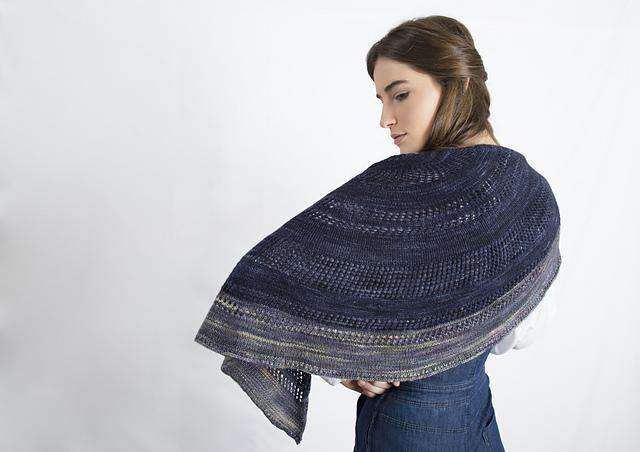 Moon River Shawlette by Malabrigo-Patterns-Malabrigo Yarn-Alpaca Direct