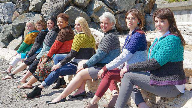 Sisterhood of the Sweater by Katie Rempe *Skacel Pattern*-Patterns-Skacel-Alpaca Direct