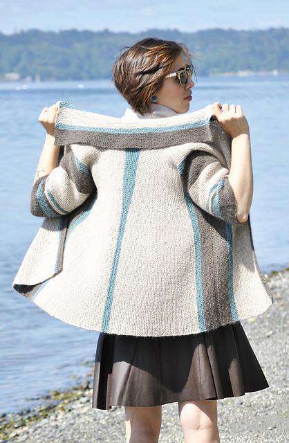 Reflections Cardigan by Faina Goberstein (Skacel pattern)-Patterns-Skacel-Alpaca Direct