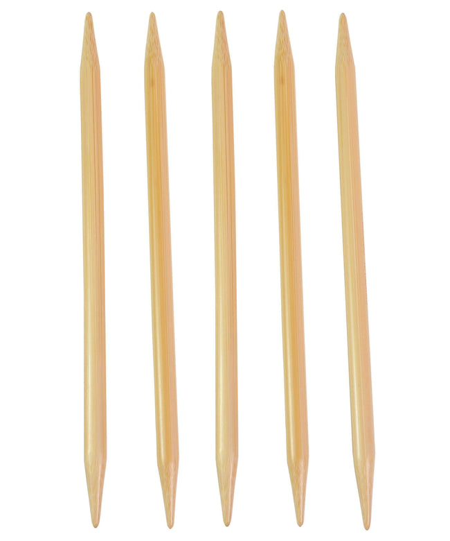 6 Inch ChiaoGoo Bamboo Double Point Needles Natural-Needles-ChiaoGoo-US 0, 2.0 mm-Alpaca Direct Main image
