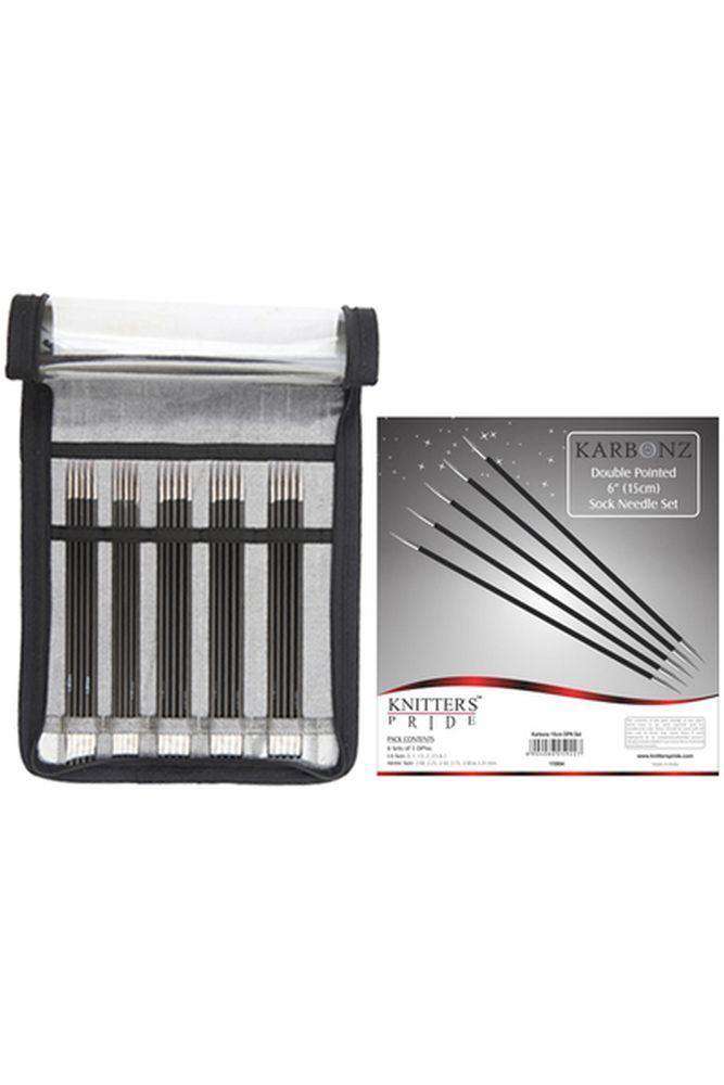 6 Inch Knitter's Pride Karbonz Double Pointed Sock Needle Set-Needles-Knitter's Pride-Alpaca Direct Main image