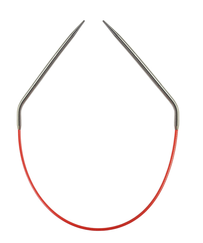 12 Inch ChiaoGoo Knit RED Circular Knitting Needles-Needles-ChiaoGoo-US 0, 2.0mm-Alpaca Direct Main image