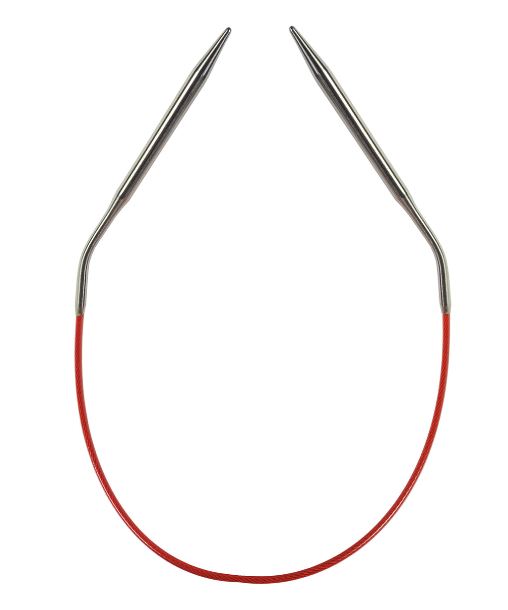 12 Inch ChiaoGoo Knit RED Circular Knitting Needles-Needles-ChiaoGoo-US 2.5, 3.0mm-Alpaca Direct