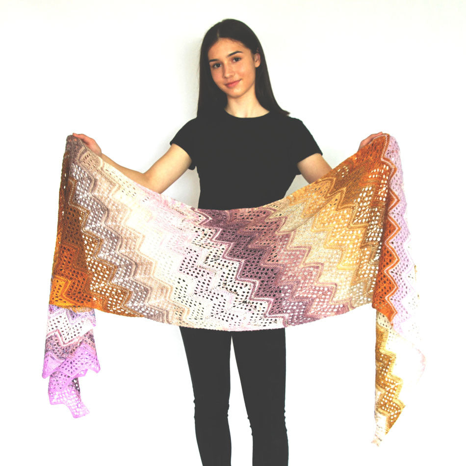 ADVENTurer Scarf &amp; Wrap by Ambah O&#39;Brien-Patterns-Alpaca Direct-Alpaca Direct