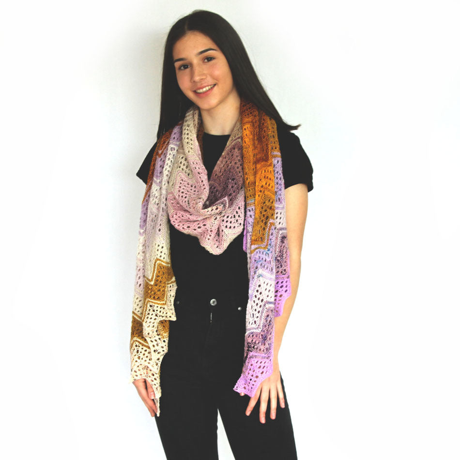 ADVENTurer Scarf &amp; Wrap by Ambah O&#39;Brien-Patterns-Alpaca Direct-Alpaca Direct