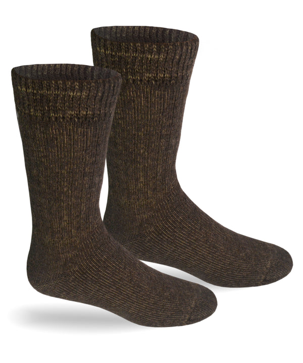 Alpaca Direct Extreme Winter Boot Socks-Socks-Alpaca Direct-Small-Brown-Alpaca Direct