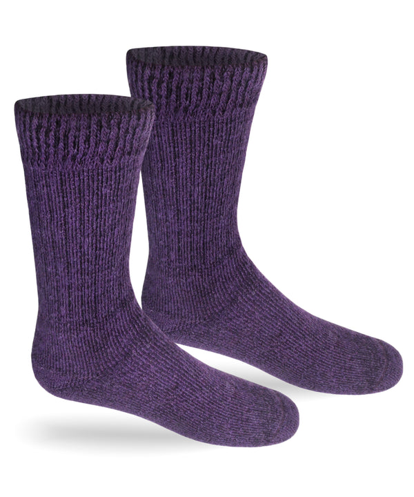 Alpaca Direct Extreme Winter Boot Socks-Socks-Alpaca Direct-Large-Purple-Alpaca Direct