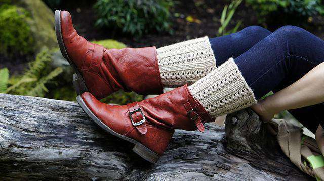 Lacy Boot Cuffs by Betsey Reed *Skacel Pattern*-Patterns-Skacel-Alpaca Direct