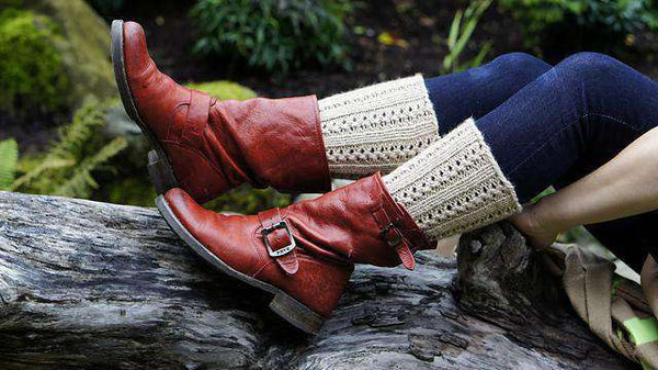 Lacy Boot Cuffs by Betsey Reed *Skacel Pattern*-Patterns-Skacel-Alpaca Direct