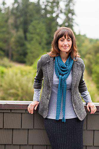 Racing Raindrops Scarf by Churchmouse Yarns and Teas-Patterns-Churchmouse Yarns-Alpaca Direct