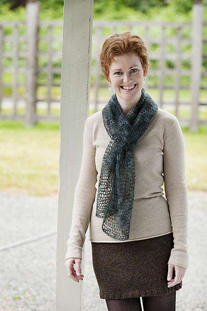 Kelly's Frothy Crocheted Scarf and Wrap by Churchmouse Yarns and Teas-Patterns-Churchmouse Yarns-Alpaca Direct