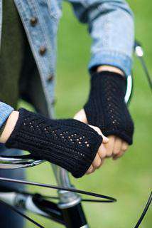 Lace-Back Fingerless Gloves by Churchmouse Yarns and Teas-Patterns-Churchmouse Yarns-Alpaca Direct