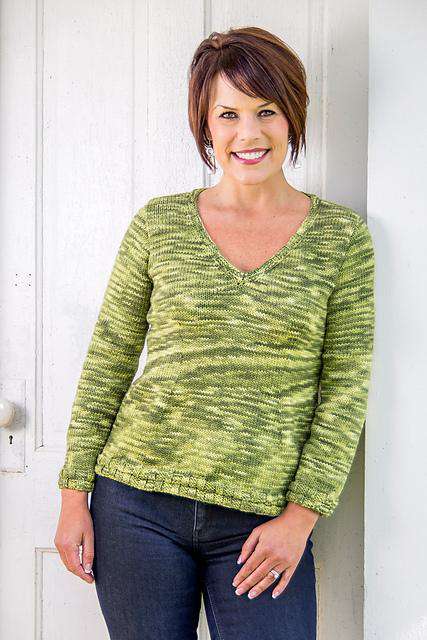 Basix Portland Top-Down Sweater PATTERN ONLY-Patterns-Basix-Alpaca Direct