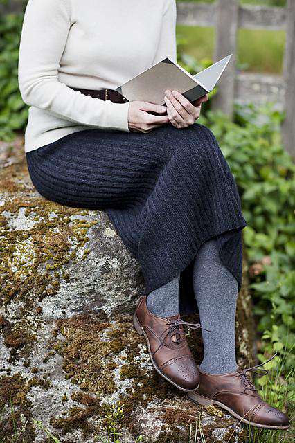 Ribbed Pencil Skirt by Churchmouse Yarns and Teas-Patterns-Churchmouse Yarns-Alpaca Direct